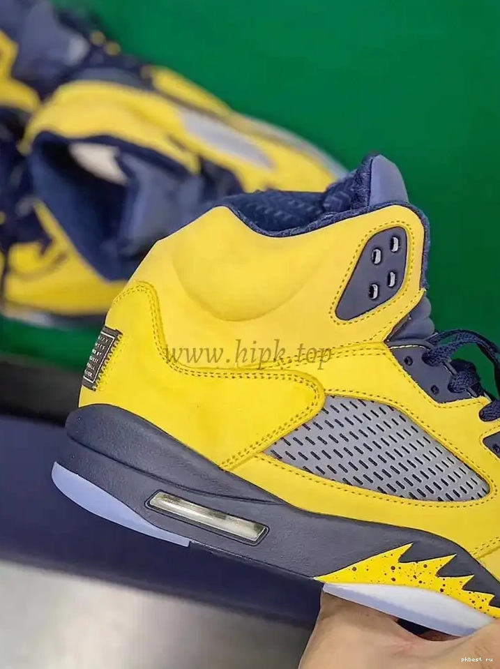 to V Amarillo Air Jordan ship SP GOD Inspire materials Navy 5 Retro Michigan retail PK ready 0610